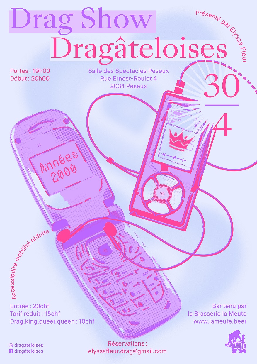 Affiche de la Dragâteloises du 30 avril 2022